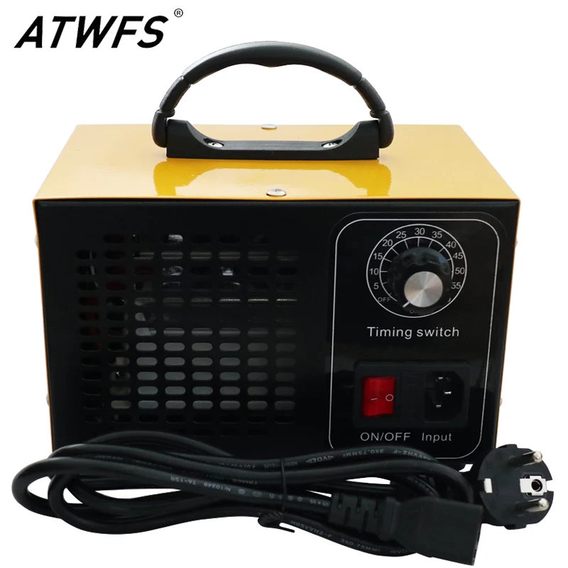 

ATWFS 60G/48G/220V Ozone Generator Home Ozon Air Purifier Ozonator Cleaner Disinfection Sterilization Remove Odor O3