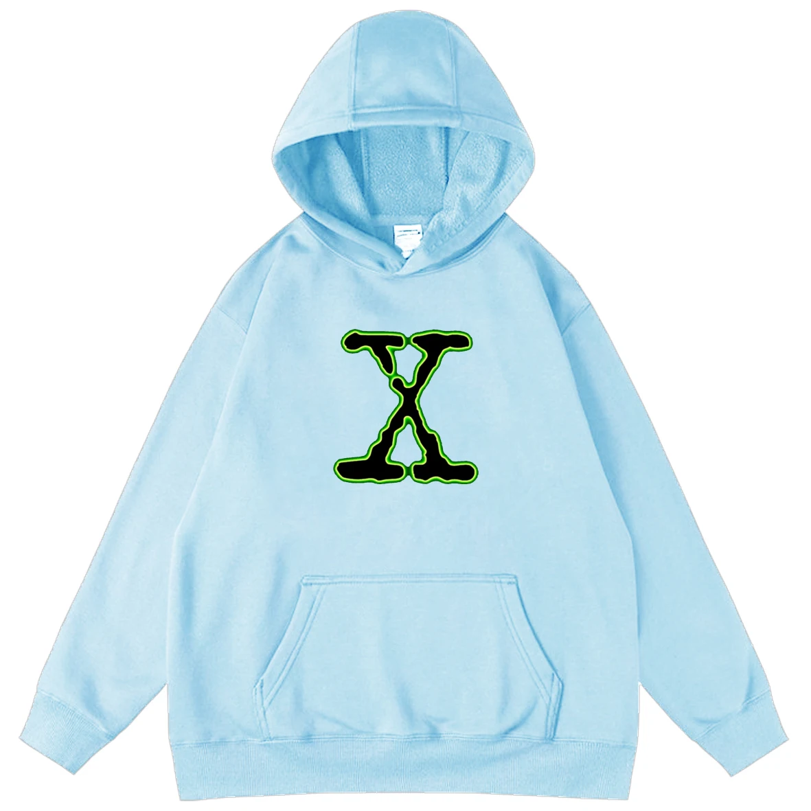 

The X Files Teen Big Pocket Hoodies Cool Mens Oversized Hoodie Sweatshirt Long Sleeve Tops Boy Harajuku Pullover Fleece Hooded