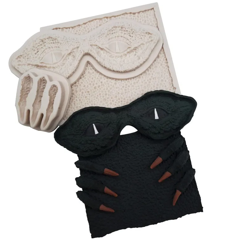 Набор дракон силиконовая форма для торта 3D глазки кожа коготь помадки формы