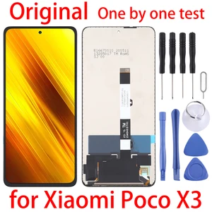 original for xiaomi poco x3 lcd screen and digitizer full assembly for xiaomi poco x3 poco x3 nfc free global shipping