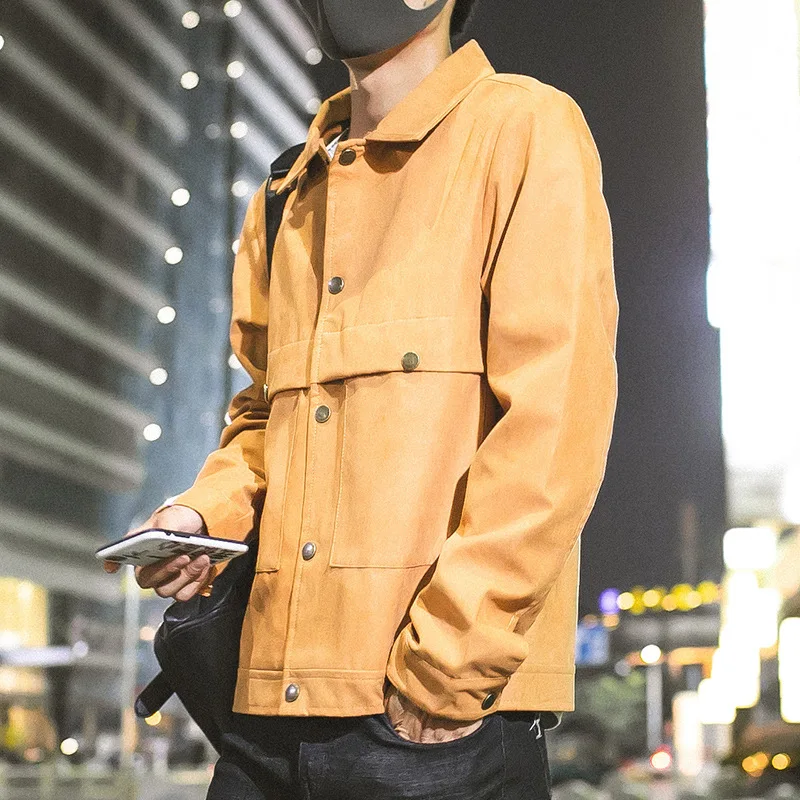 

New Spring Autumn Fashion Jacket Men Casual Slim Patchwork Windbreaker Jacket Male Outwear Mens Coats Jackets Brand Clothing
