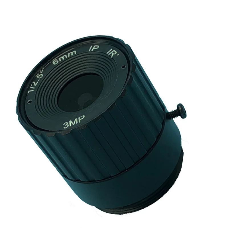 HD 1/2.5 &quot6 мм 3mp IP Объектив CCTV с фиксированным фокусным расстоянием ИК инфракрасное