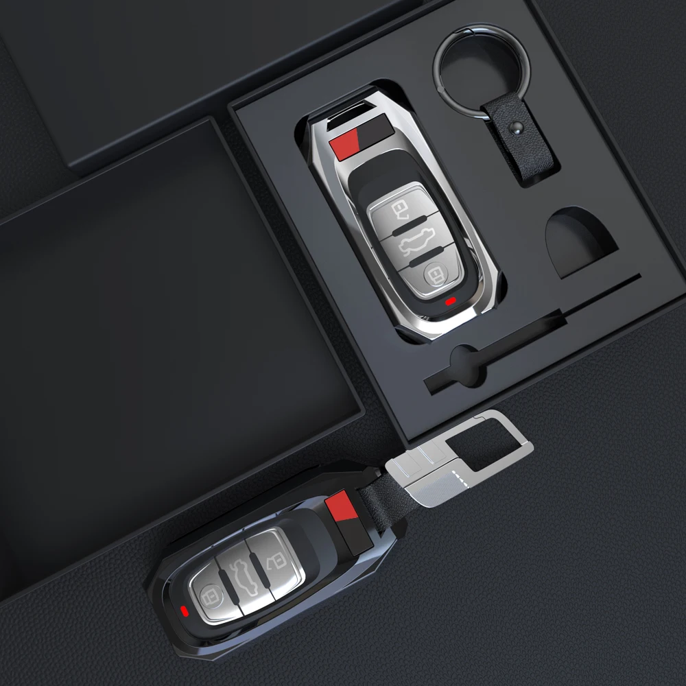 Чехол для автомобильных ключей для Audi A4, новинка, A4L, A5, A6L, QT, S5, S7, Q7, TTS, авто защита, аксессуары для ключей