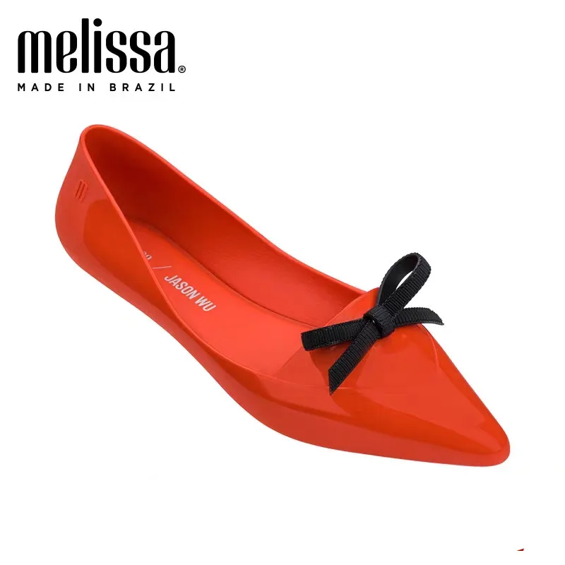 Melissa/Женская обувь на плоской подошве с жемчугом Сандалии melissa adulto Женская летняя