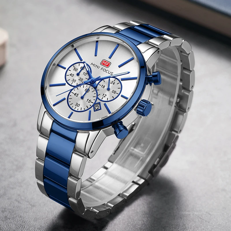 Часы Пилот мужские Кварцевые водонепроницаемые модные многофункциональные