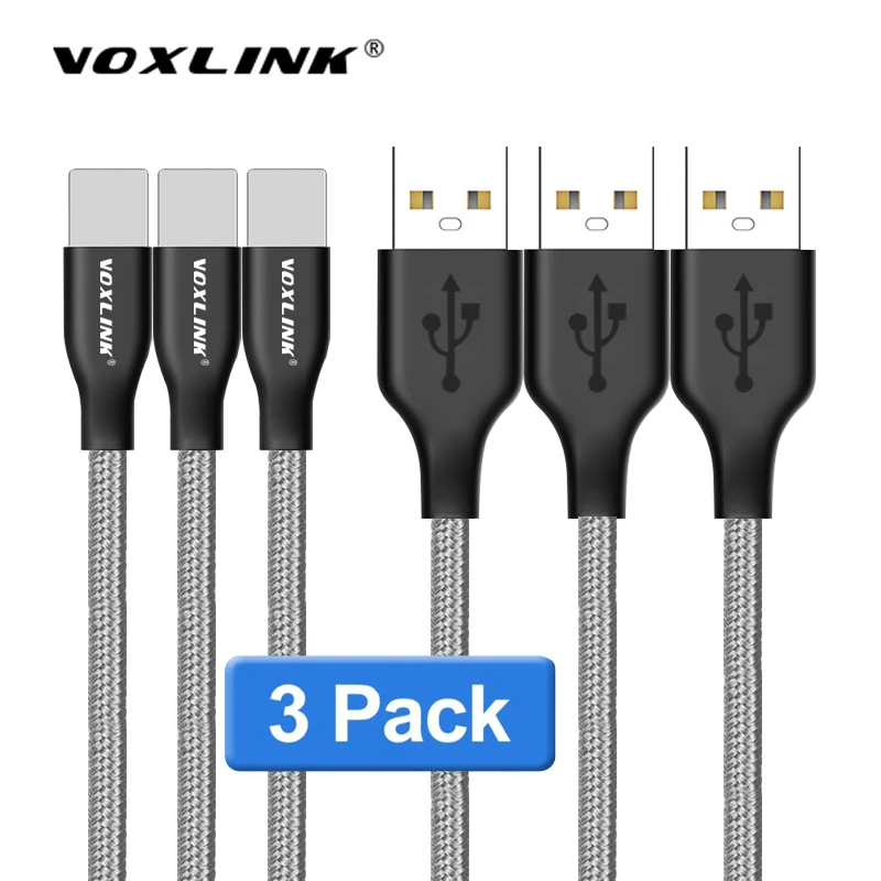 USB кабель VOXLINK 3 шт. для iPhone x 8 8Plus 8pin зарядки и передачи данных 7 7Plus 6 6s 5s SE iPad Air