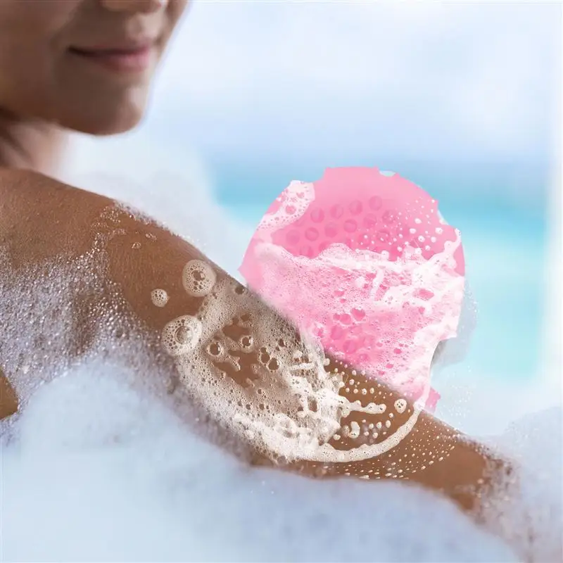 

Silicone Bathing Brush Massager Body Scrubber 2 IN 1 Exfoliating Body Brush For Exfoliating Massage Bathing Shower Brush