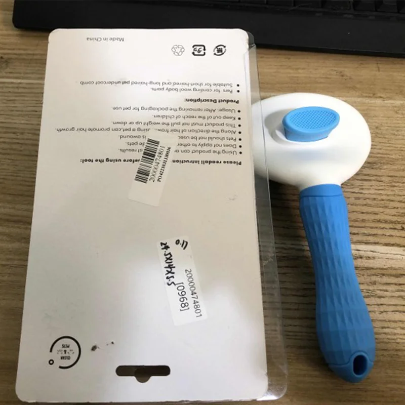 

Dog Hair Removal Comb Grooming Cats Comb Pet Products Cat Flea Comb Pet Comb for Dogs Grooming Toll Automatic Hair Brush Trimmer