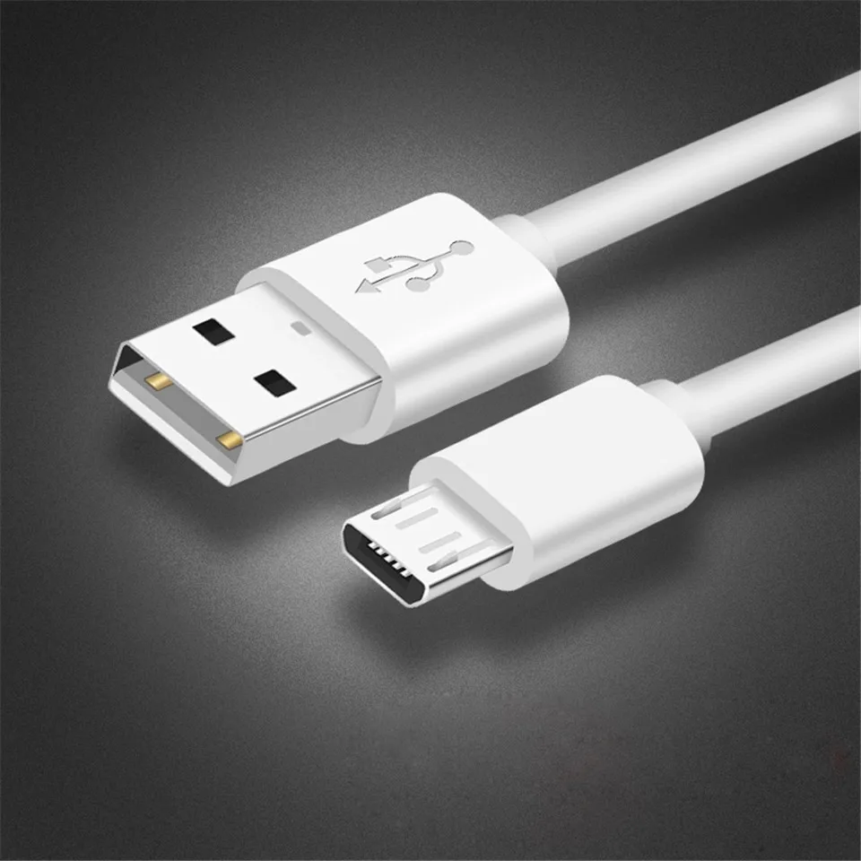 Кабель для передачи данных Micro USB 1 м 2 3 Samsung провод зарядки сотовых телефонов Huawei