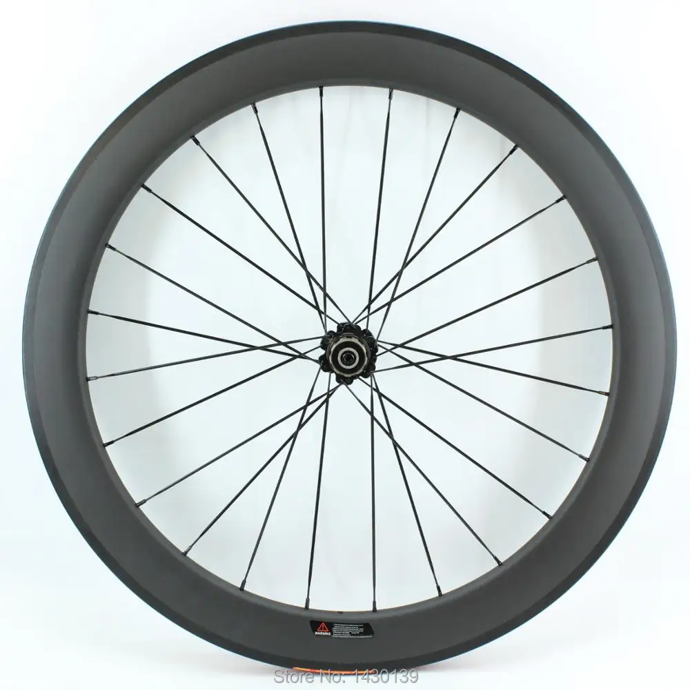 1pair New 700C 60mm clincher rims Road bike matte UD full carbon fibre bicycle wheelsets 20.5/23/25mm width aero spoke Free ship | Спорт и