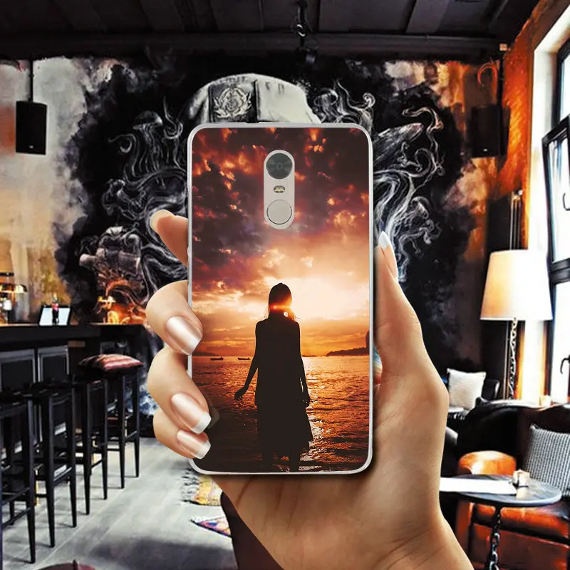 Красивые мягкие силиконовые чехлы из ТПУ Sunrise для телефонов Xiaomi Redmi 3 3S 4 4A 4X 5 5A 6A 7 7A