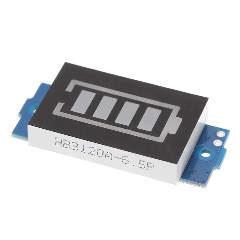 Индикатор емкости литиевого аккумулятора 1S 2S 3S 4S 18650 16 8 в синий дисплей тестер