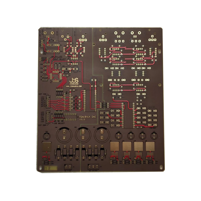 TDA1541 DAC decoder board semi-finished products without SAA7220 TDA1541chip USB optical fiber Bluetooth expansion interface | Электроника