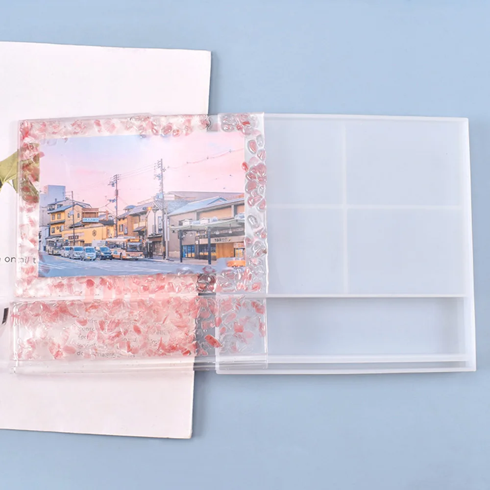 

Square Photo Frame Silicone Mould Diy Crafts Decorative Crystal Epoxy Resin Mold