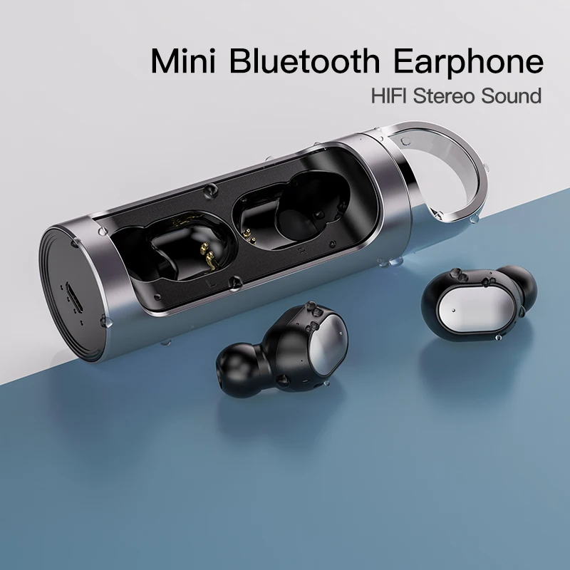 Беспроводные наушники TWS с поддержкой Bluetooth 5 0 Спортивная мини гарнитура для бега