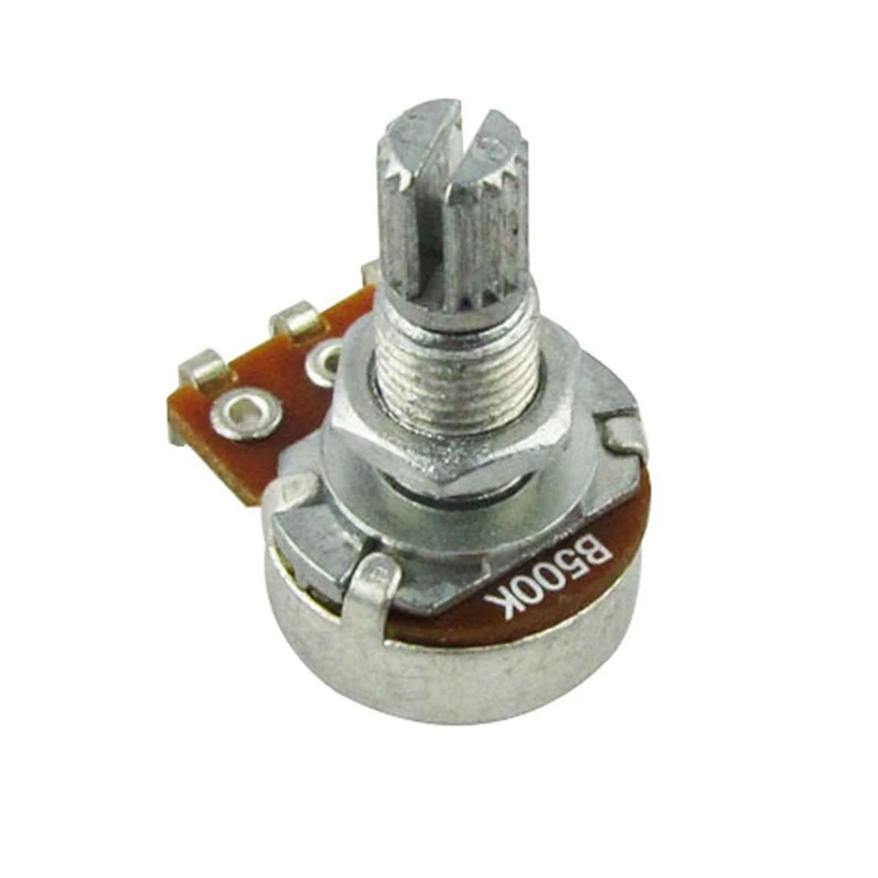 

Guitar Small Size Pots B500K Potentiometers For Guitar Bass Parts (Pack Of 10)