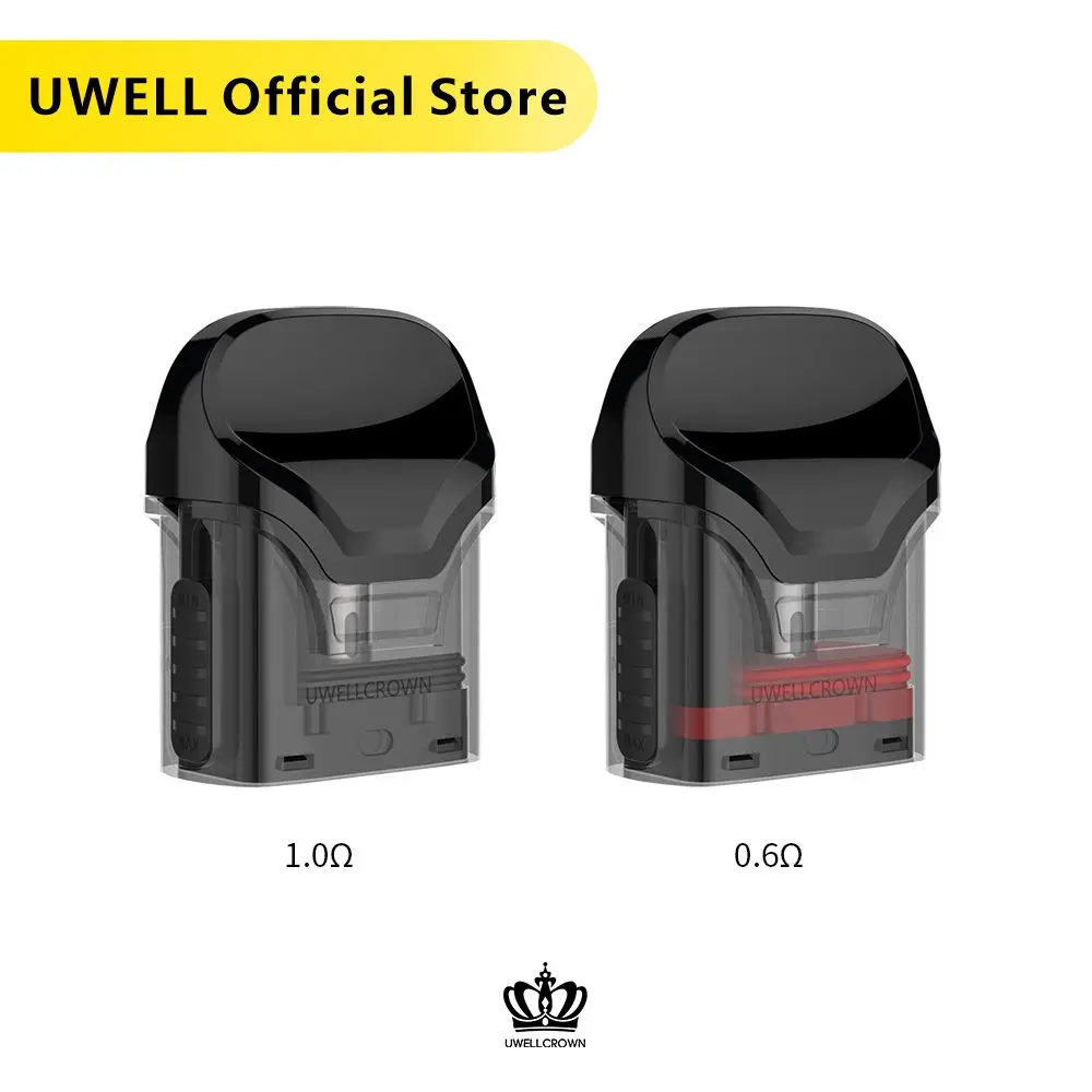 

Перезаправляемый картридж UWELL Crown Pod, 2 шт. / Уп., Емкость 3 мл, подходит для системы Crown Pod, комплект Vape Pod, испаритель, электронная сигарета
