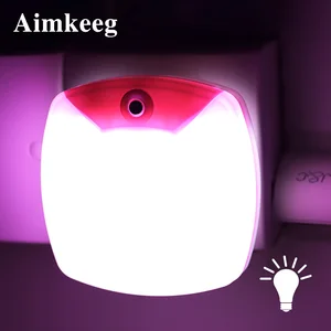 Новый светодиодный ночник с датчиком освещения, 0,2 Вт, энергосберегающий светильник для лестницы, кухни, детской спальни