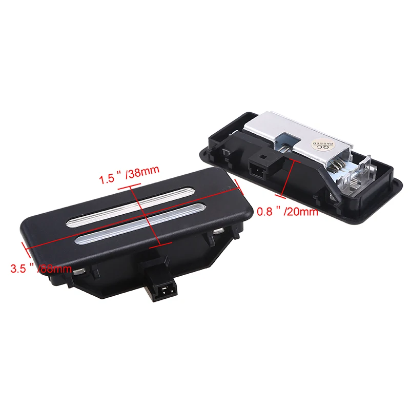 1 пара 1210 SMD светодиодный Белый ошибок Vanity спереди зеркало с подсветкой для BMW E60 E61