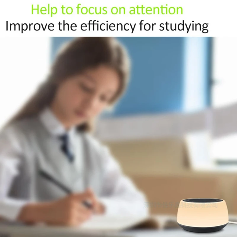 

White Noise Machine with Night Light for Sleeping Adults Baby Kids 16 Soothing Sounds for Bedroom Home