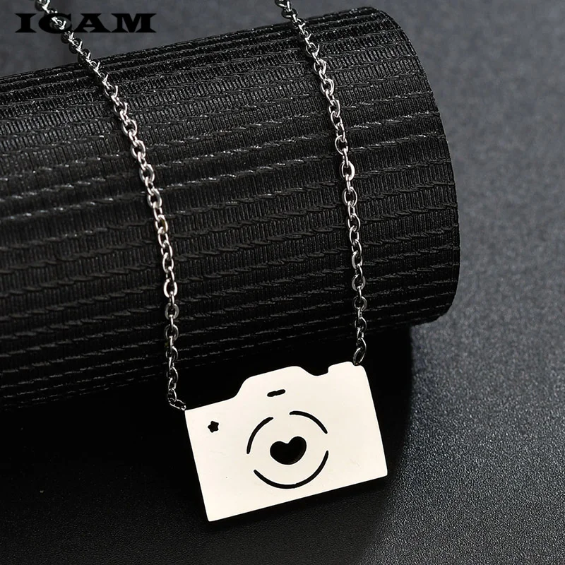 Ожерелье ICAM из нержавеющей стали для женщин Lover золотой и серебряный цвет кулон в
