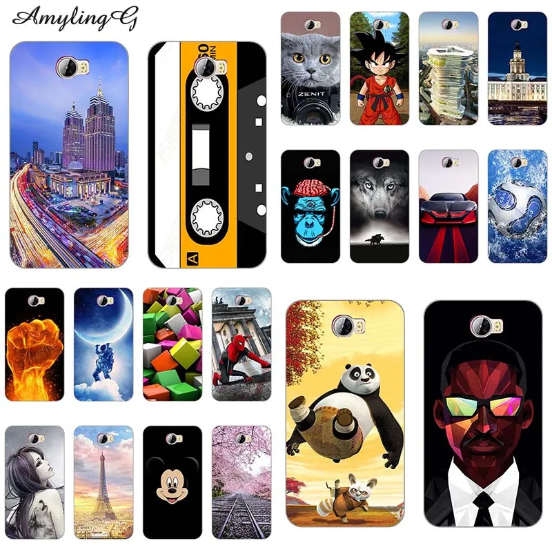 TPU Soft Phone Cases for Huawei Y5 II Y5ii Y52 Cover Van Gogh Pattern 5.0&quot Case Silicon Honor 5A LYO-L21 CUN-U29 Skin | Мобильные