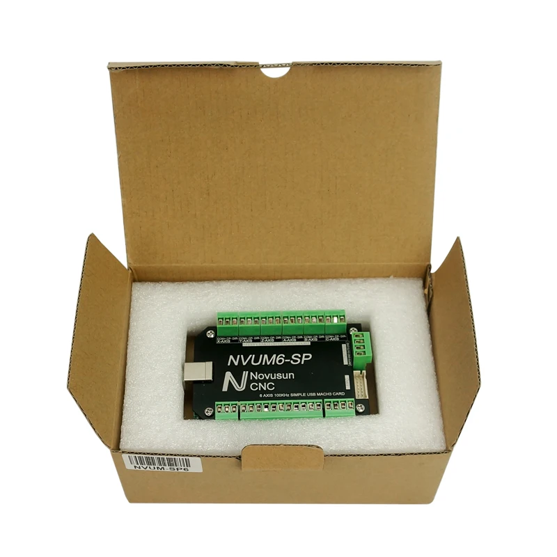 Плата управления движением с ЧПУ NVUM 3 4 5 6 Axis Mach3 USB Breakout Board для гравировального