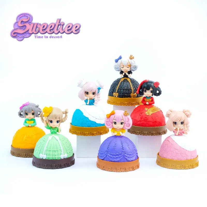 Мультфильм ПВХ милая кукла принцесса глухая коробка игрушка Room ювелирные