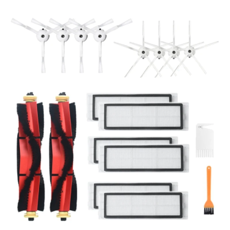 

Запчасти для робота-пылесоса Xiaomi Roborock S6 MAXV S6 PURE S6, боковая щетка, основная щетка, Hepa фильтр, комплекты аксессуаров
