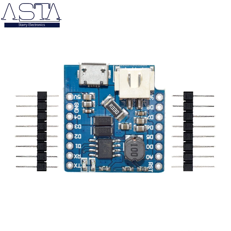 Защита аккумулятора V1.1.0 V1.2.0 Для WEMOS D1 Mini зарядка и усиление одной литиевой