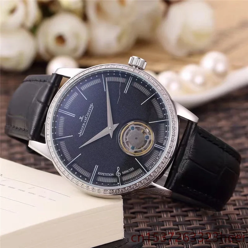 

Jaeger-LeCoultre- watch men's skeleton automatic mechanical AAA watch gold skeleton retro men's women watch quartz watch