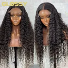 360 парики на сетке Jerry, 30 дюймов, 13x4, HD, с глубокой волной, фронтальный парик, бразильские вьющиеся человеческие волосы, парики для черных женщин, предварительно выщипанные