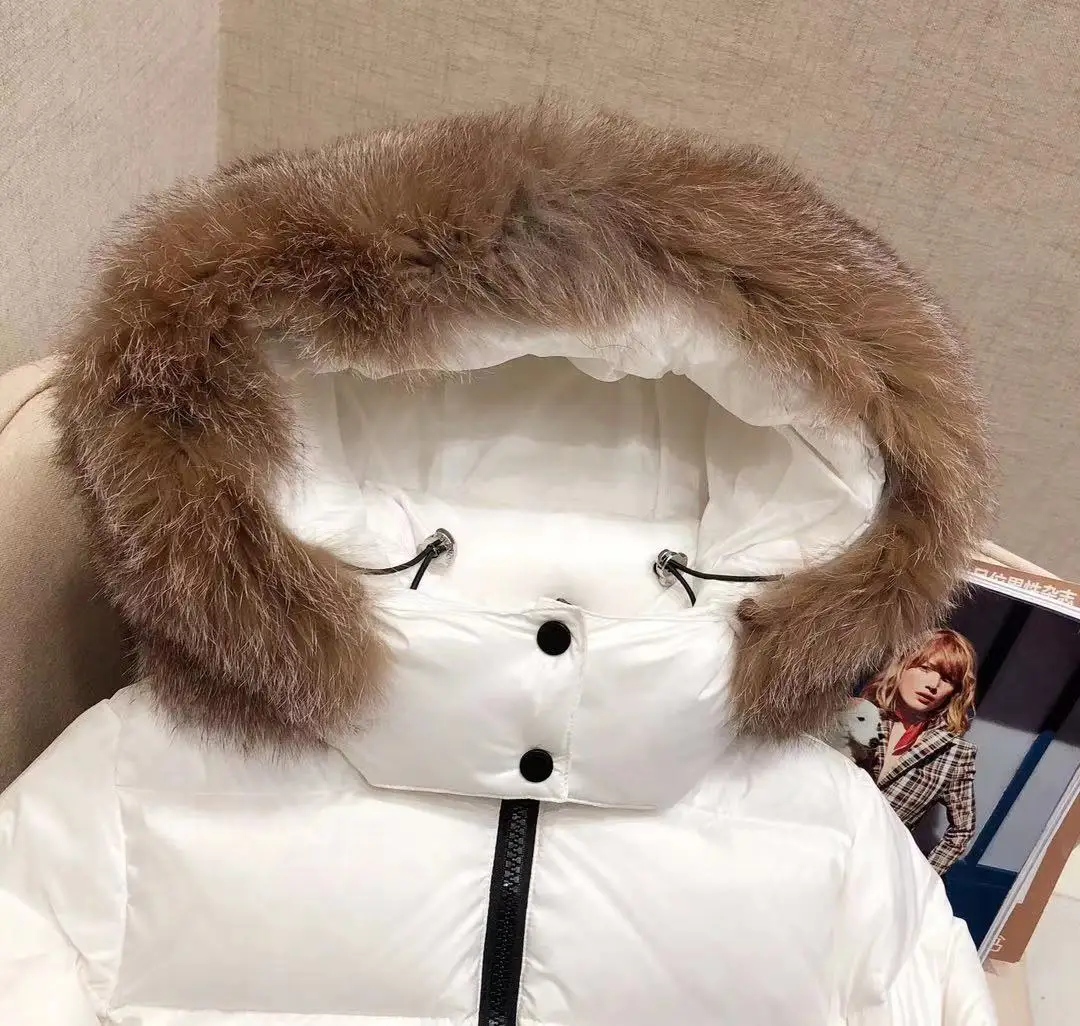Зимняя новая модная пуховая куртка женское классическое пальто с толстым