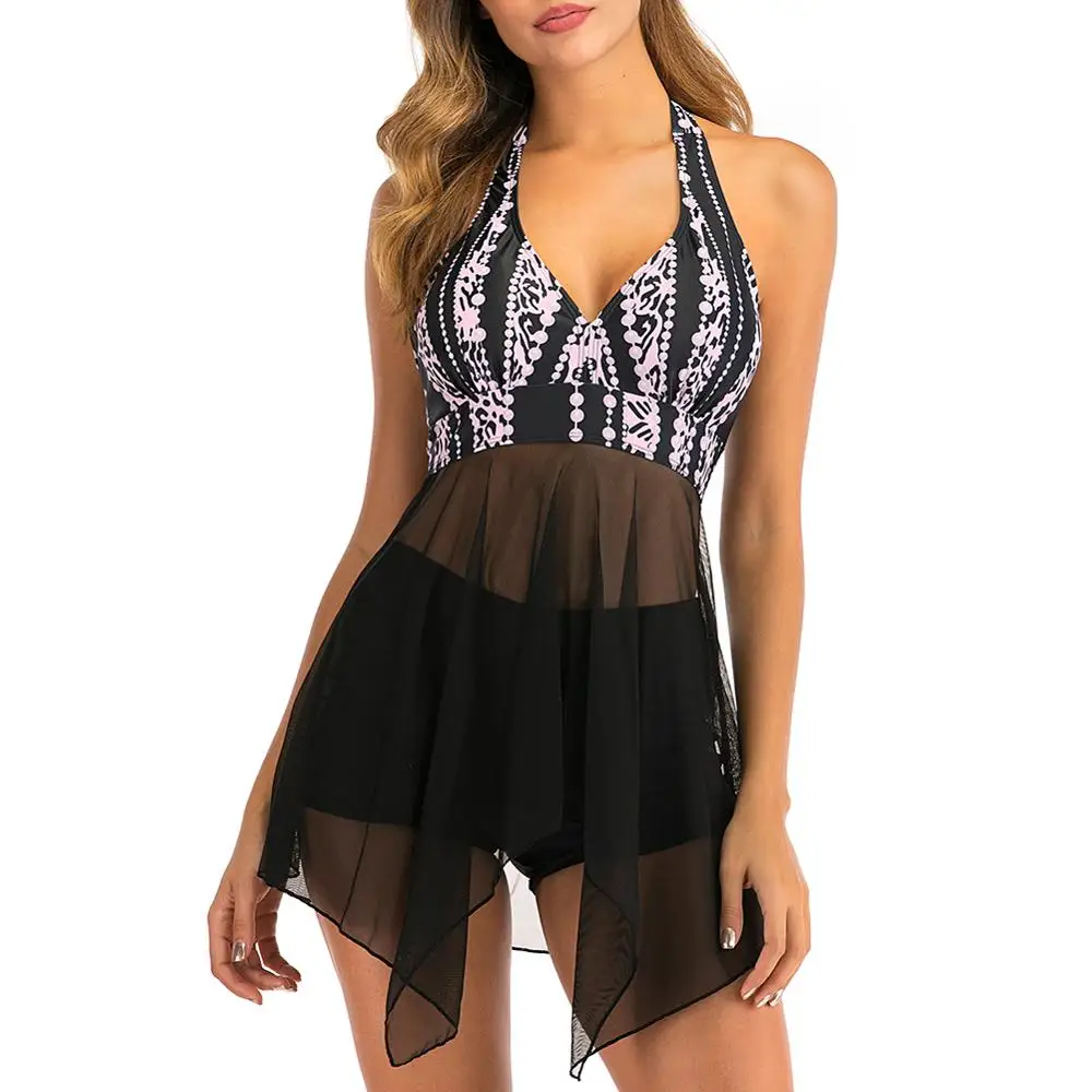 2020 женский кружевной розовый фотокостюм с юбкой женская одежда для плавания
