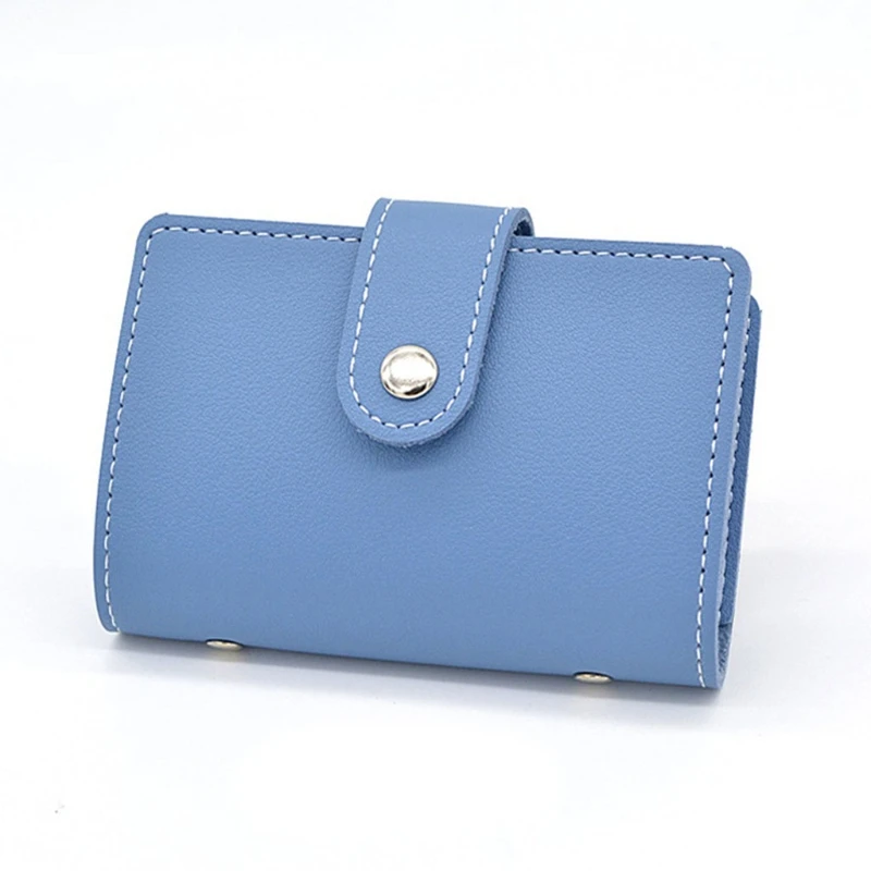

26 Bits PU Leather Business ID Credit Card Holder Pocket Case Purse Wallet Organizer with Driver's License Slots for Men