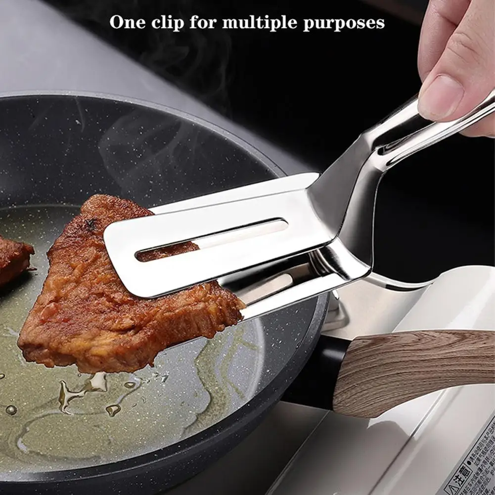 Home Pizza Steak Food Clamp BBQ Clip Grilled Fish Spatula Kitchen Cooking Tool Non-slip | Дом и сад