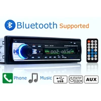 1 din car radios stereo remote control charger phone digital bluetooth audio music stereo 12v car radio mp3 player usbsdaux in