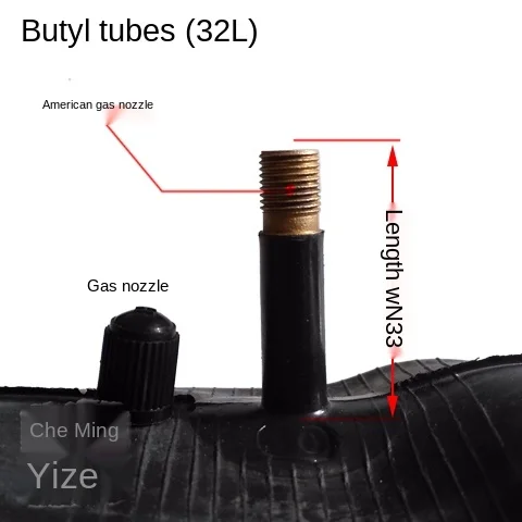 

Fat Bike ATV 20 Inch 24 Inch 26 Inch Inner Tube Outer Tire Snow Bike 26X4.0 Big Tire America Tube for Mountain Bike Bicycle