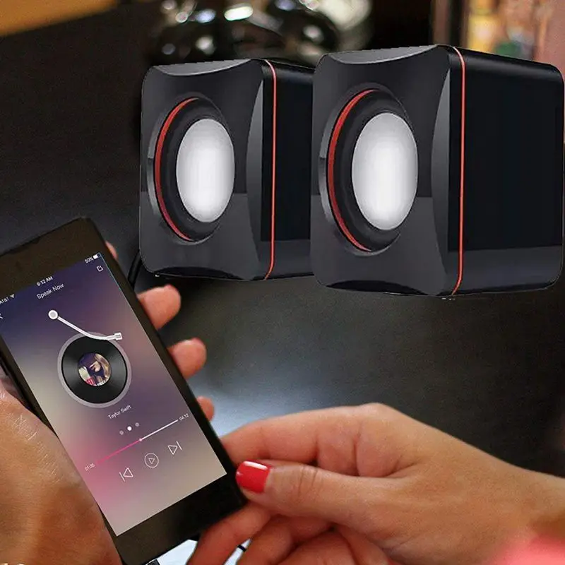 Мини Портативный Компактный стерео квадратный разъем 3 5 мм аудиоразъем для