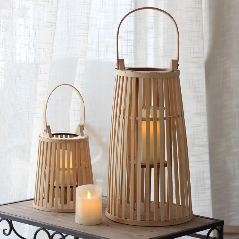 

Wall Large Wooden Candle Holder Decor Wedding Lantern Windproof Candle Holders Wedding Centro De Mesa Decoration For Home ZP50ZT