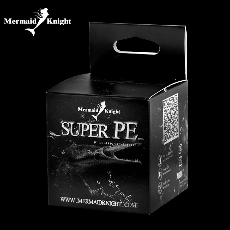 Леска рыболовная MermaidKnight 300 м/500 м 8 slick суперлеска для щуки карпа грубой морской