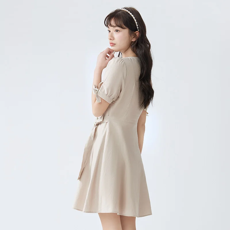 

SEMIR Dress 2021 Fashion Summer Dress Fairy Gentle Wind Dress French Light Mature Wind Dress For Woman