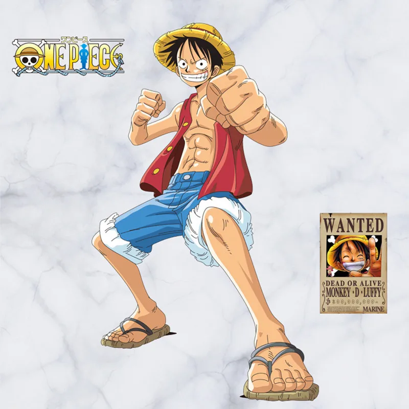 Любимый мальчик пират Луффи комиксы настенные наклейки 3d Виниловые украшение