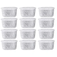 eas 12 pack charcoal water filters for cuisinart removes chlorine odors from water for cuisinart coffee machines