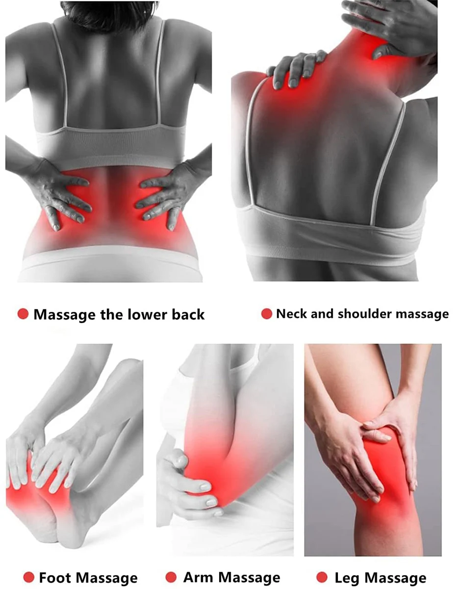 

Double Lacrosse Massage Ball Peanut Deep Tissue Massage Tool for Muscle Relaxer & Acupoint Massage