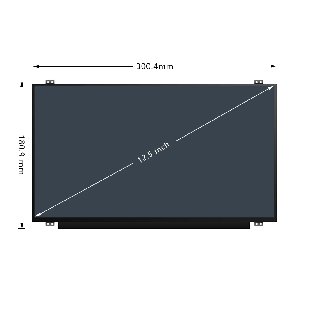 12.5 Inch IPS Laptop Screen For ASUS ZENBOOK 3 UX390 UX390UA UX390UAK Matrix Display FHD 1920*1080 EDP 30Pins Panel Replacement |