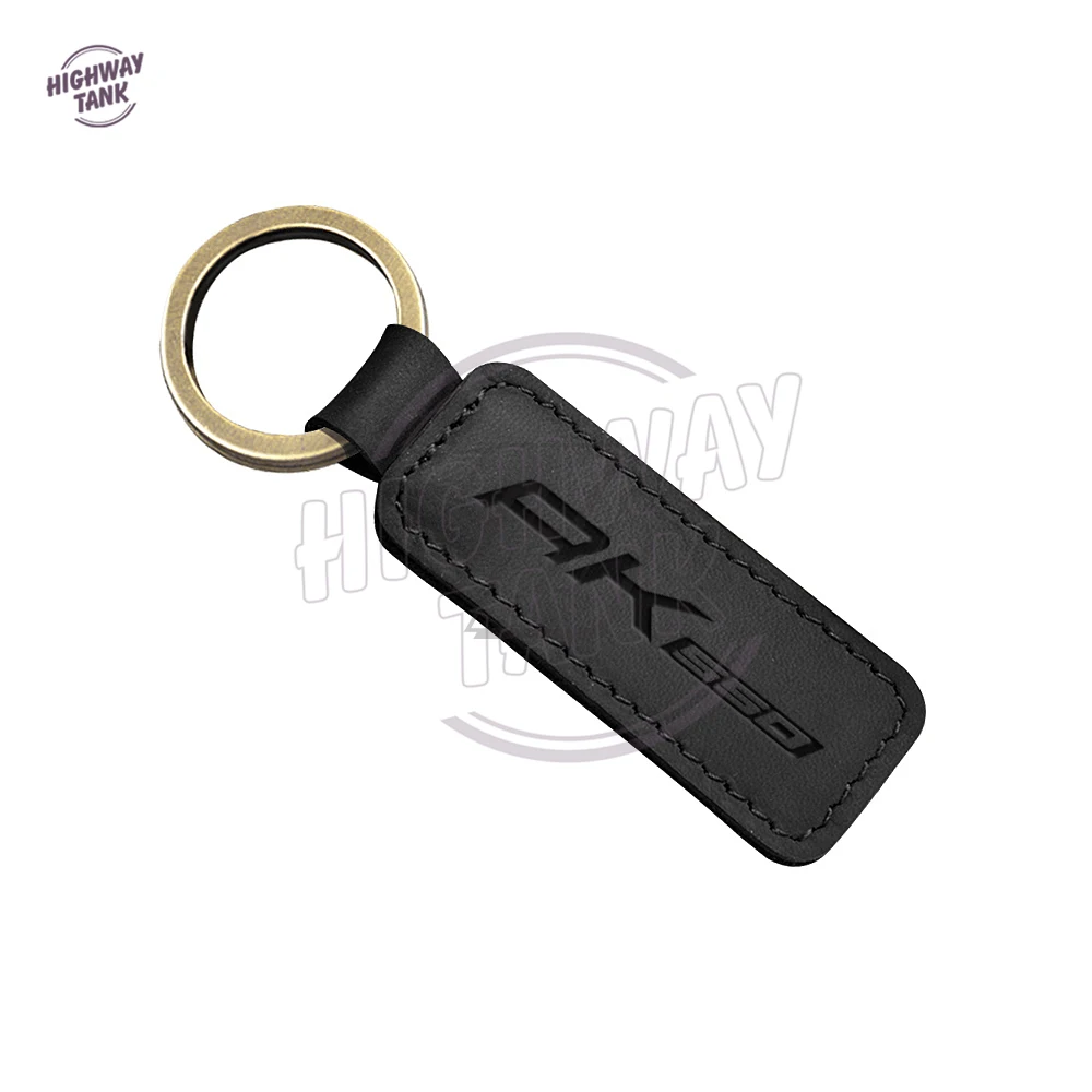 

Motorcycle Cowhide Keychain Key Ring Case for KYMCO AK550 AK 550