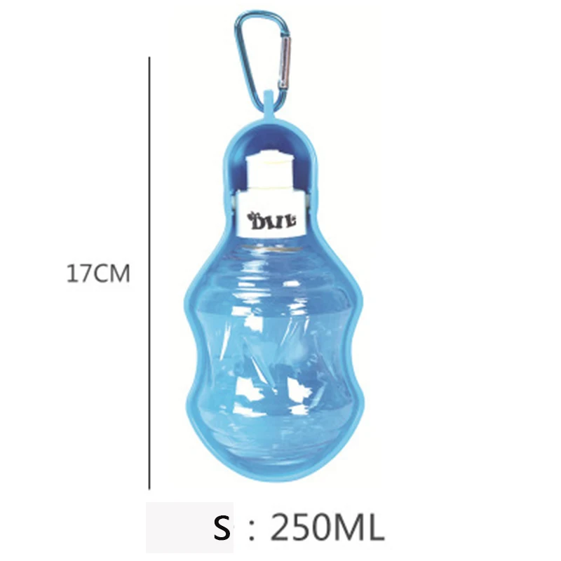 ПЭТ складной поилка собака кошка для путешествий портативный бутылка питьевой
