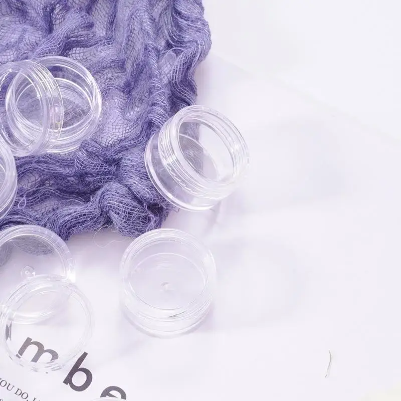 50 шт. оптовая продажа стеклянная пластиковая мини-бутылка для крема 5 мл | Красота