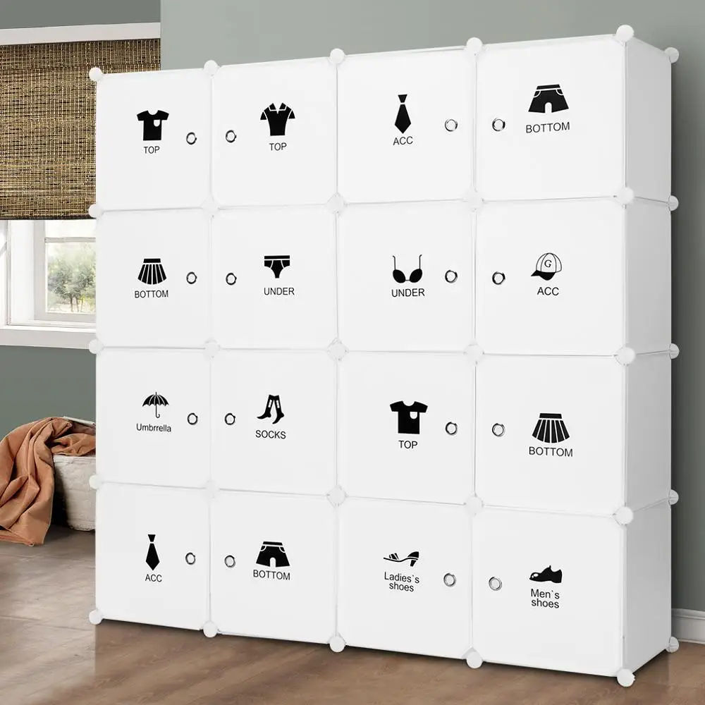 LANGRIA 16 Куб DIY модульный шкаф для хранения пластиковый куб мутилуза Oragnizer шкафы